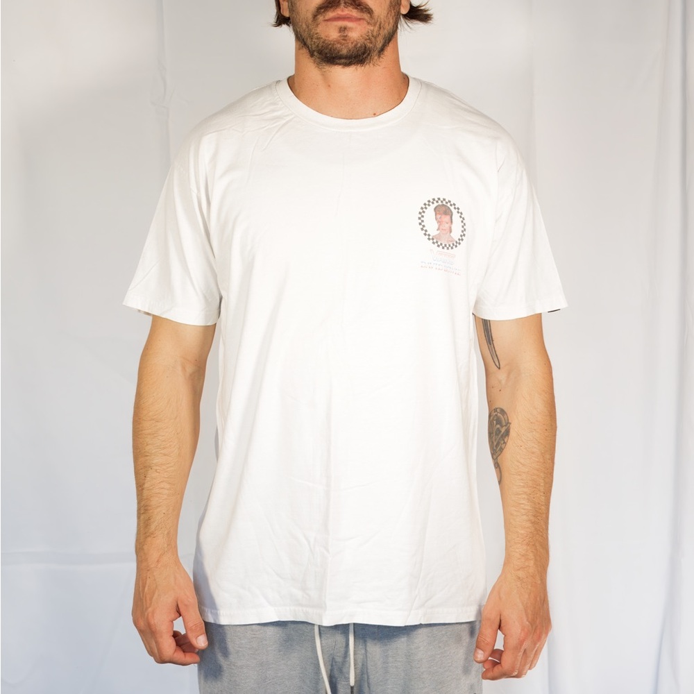 Vans White Short Sleeve Tee Classic Crew Neck